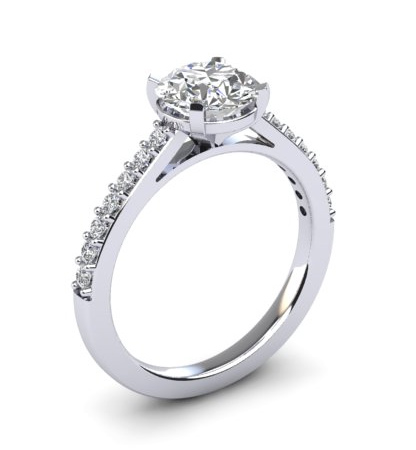 Shoulder Set Ring