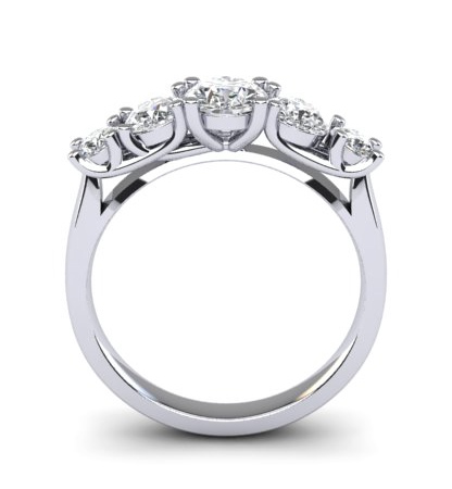 5 Stone Ring