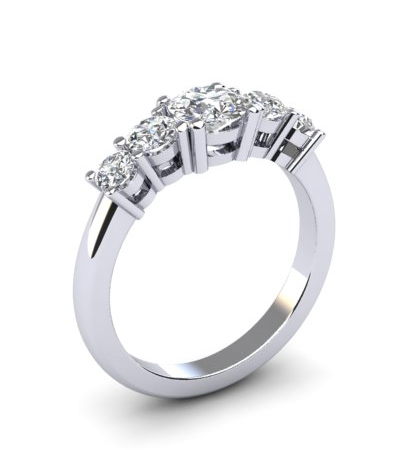 5 Stone Ring