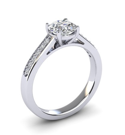 Shoulder Set Ring